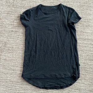 Lululemon Lab extra long gray cotton tee